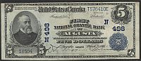 Augusta, Maine, Ch.#498, 1902PB $5, 16504, VF/XF